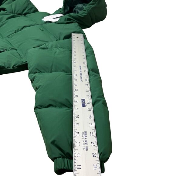 Lacoste Puffer Jacket Mens S Green Quilted Water Repellent *NEEDS REPAIR* BH3522 - Picture 14 of 16